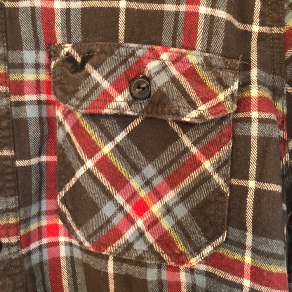 American eagle flannel button down - Picture 3 of 8